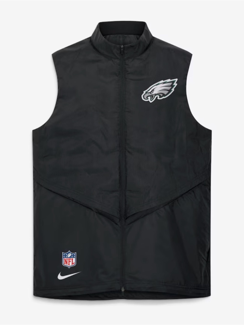 Nike - Men’s Black Philadelphia EAGLES Team Vest with Logo
